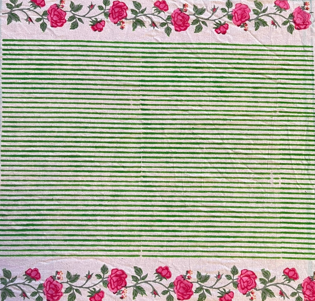 Gulabi Green Double Sided Cushion