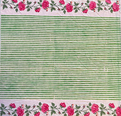 Gulabi Green Double Sided Cushion