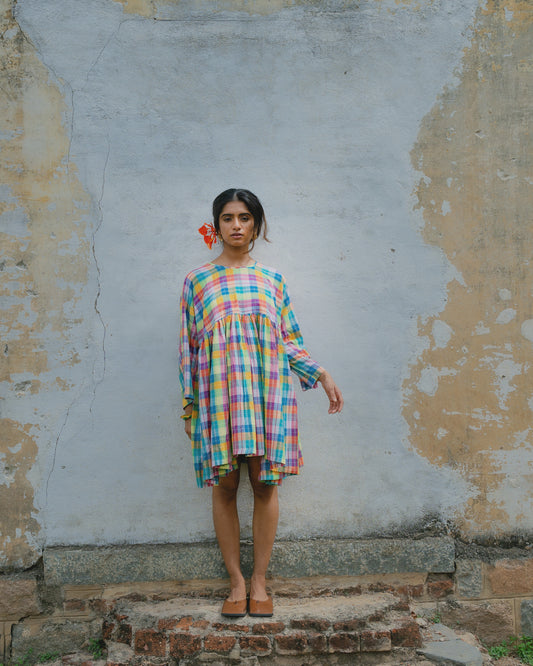 Madras Short Dress