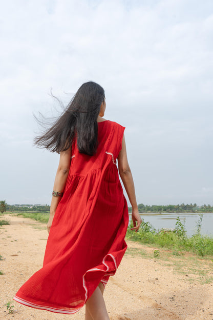 TREEJM Roja Red Dress